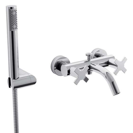 Color	
Cromo

Apto	
Apto para calefón y/o termotanque, Presión mínima recomendada 600 g.

Linea	
D7 Alerce

Tecnología	
Cierre Cerámico, Transferencia con traba manual

Prestaciones	
Cierre suave, Durabilidad, Fácil limpieza, Función anticalcárea

Diseño	
Con duchador manual, Volante cruz

Instalación	
Juegos de exterior

Estilos	
Nórdico

Caudal	
Caudal mínimo de salida a presión estática 0,4 BAR y
caudal mínimo de alimentación de 20 lts por minuto
(en conexiones fría y caliente): Por pico 13 lts por minuto
Por ducha 5,5 lts por minuto.