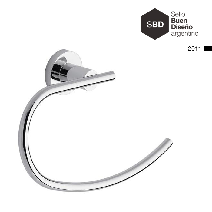 Color	
Cromo

Linea	
Accesorios Libby

Diseño	
De aro

Prestaciones	
Durabilidad, Fácil limpieza

Estilos	
Industrial, Minimalista, Nórdico