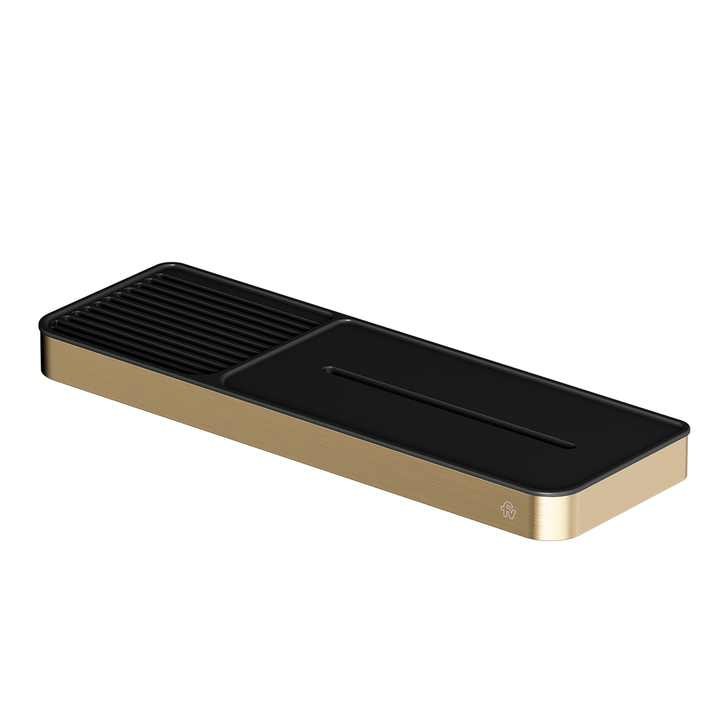 Color	
Brushed Brass

Linea	
Accesorios Inox One