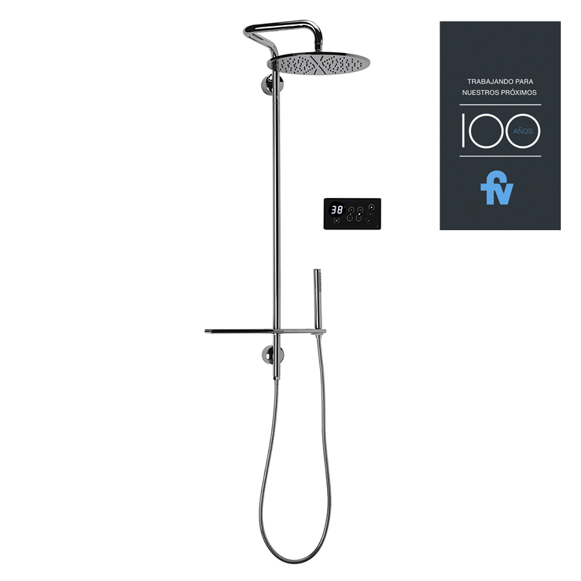 Color	
Cromo

Tipo	
Monocomando

Apto	
No apto para Calefón o Caldera Mural, Presión mínima recomendada 1,4 Kg.

Linea	
N4 Clip

Tecnología	
Cierre Cerámico

Prestaciones	
Cierre suave, Durabilidad, Fácil limpieza, Función anticalcárea

Estilos	
Industrial, Minimalista, Moderno

Caudal	
Caudal mínimo de salida a presión
estática requerida de 0,4 BAR y
caudal mínimo de alimentación de
20 litros por minuto: por ducha
3,3 litros por minuto / por duchador
manual 3,7 litros por minuto.