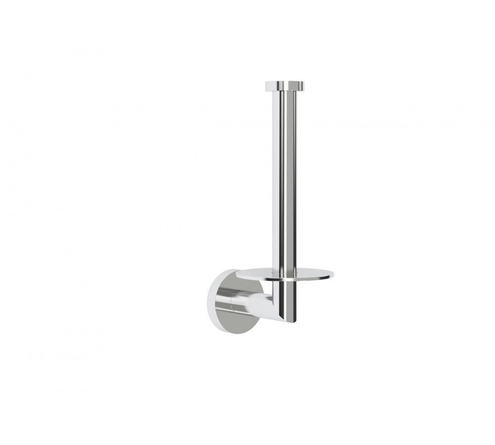 Reserva a pared fabricada en tubo de latón de Ø22 mm de diámetro. Florón roscado fabricado en latón de 50mm de diámetro Acabado en cromado brillante, compuesto por 10 μm de níquel + 0.15‐0.3 μm de cromo.