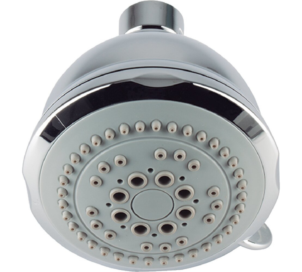 Realizada en ABS inyectado. 2) Cromado según EN248. 3) 5 funciones diferentes 4) Jets anticalcáreos. 5) Conexión estándar G ½” orientable. 6) Caudal 11 l/min (3 bar) 7) Presión máxima recomendada: 4 bar.
