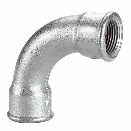 CURVA A 90 HH 11/2 GALVANIZADO