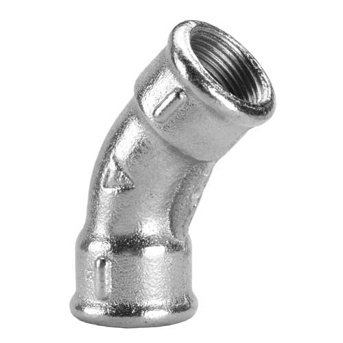 CURVA A 45 HH 4 GALVANIZADO