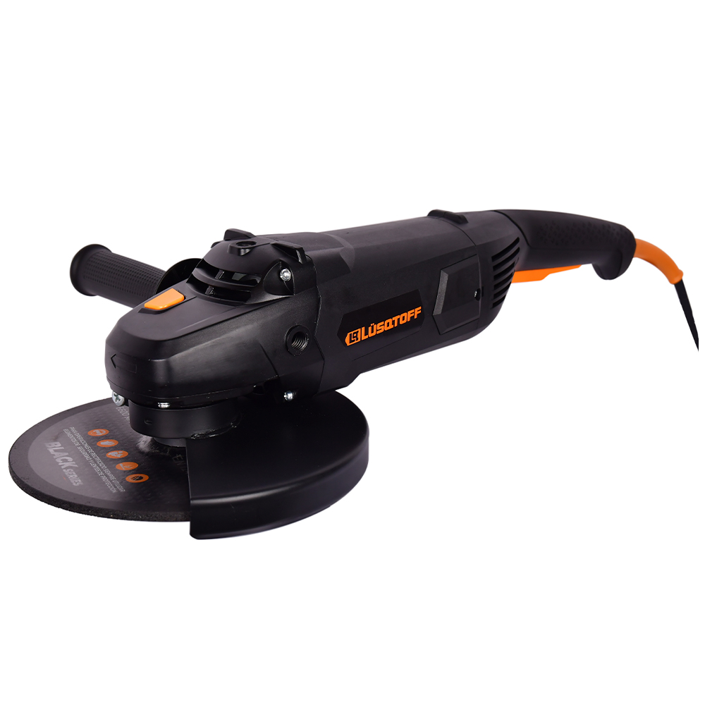 • Tensión: 220 V ~ 50 Hz.
• Potencia: 2200 W
• Velocidad nominal: No 6500 /min.
• Rosca: M14.
• Discos.
• Max. del disco de corte: 230 mm - 9".
• Máx. de disco abrasivo: 230 mm - 9".
• Max. de la placa de lijado de goma: 230 mm - 9".
• Max. del cepillo copa:  100 mm- 4".
• Garantía: 3 años.

INCLUYE
• Disco de corte y mango.
• 3 posiciones de mango: izquierda, derecha y arriba.