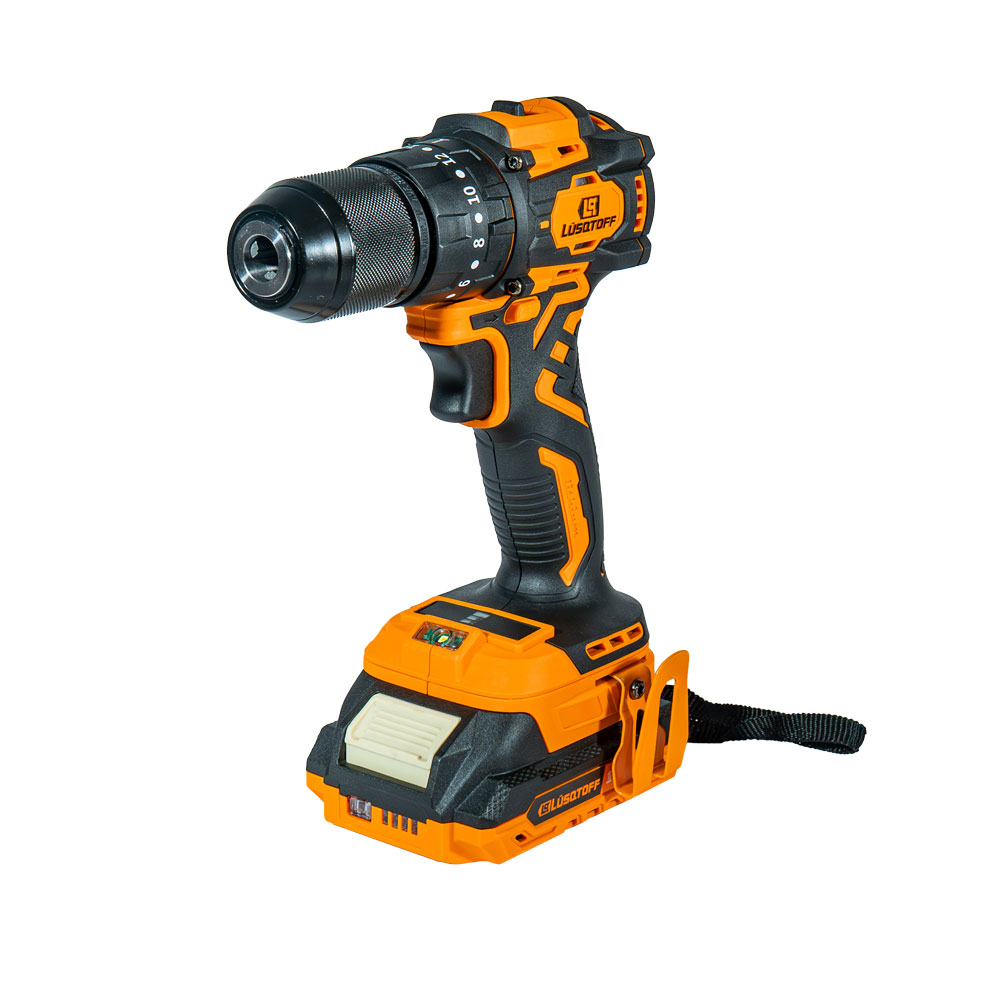 • Mandril metálico: 13 mm
• Selector de giro
• Luz led
• Ajuste de preselección de torque
• Torque: 45 NM (21 niveles)
• Tensión: 18 V
• Velocidad: 0-1500 RPM
• 2 velocidades mecánicos
• Peso: 2.8 kg
• Tecnología Brushless
• Garantía: 2 años

INCLUYE
• Maletín 
• 2 baterías de 2 AMP
• 1 cargador
• 1 clip de cinturón