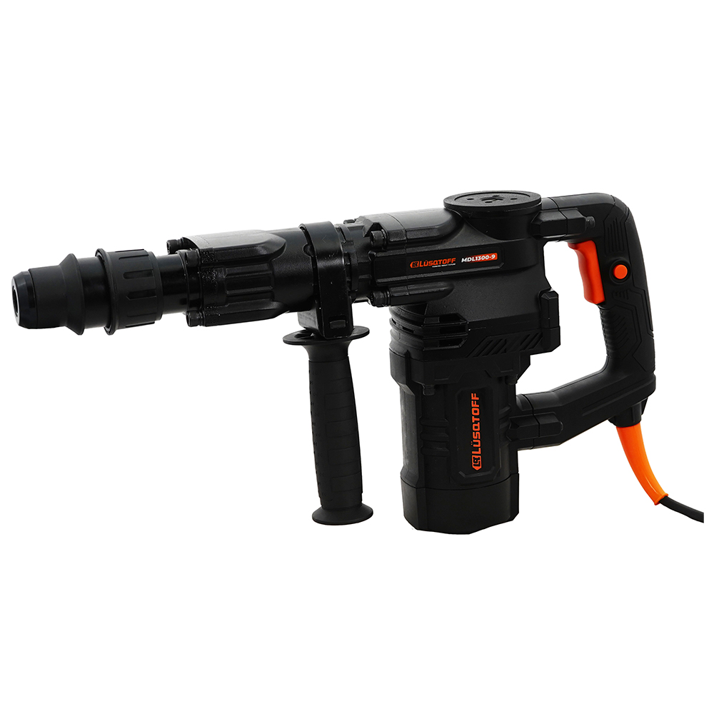 • Tensión: 220 V ~50 Hz
• Potencia: 1300 W
• Velocidad nominal: R0 2400 /min
• Impacto: 20 J
• Encastre: SDS-MAX

INCLUYE:
• Lubricante
• Par de carbones
• 2 puntas
• Maletín transportable