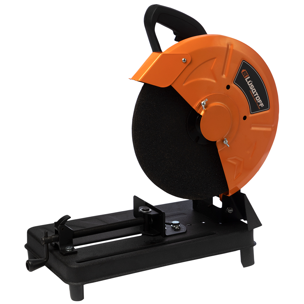 • Potencia: 2000 W – 2.9 HP
• Tensión: 220 V ~ 50 Hz
• Velocidad de trabajo: 3800 Rpm
• Diámetro del disco: 355 mm. (14’’)
• Eje de disco: 1" pulgada
• Uso: semi profesional
• Peso neto: 15 kg.

INCLUYE
• 1 disco de corte

• Capacidad de corte:
- Tubo redondo: 110 mm.
- Acero cuadrado: 100 x 100 mm.
- Ángulo de acero: 120x 120 mm.
• Máximo de corte: 0 a 45°.