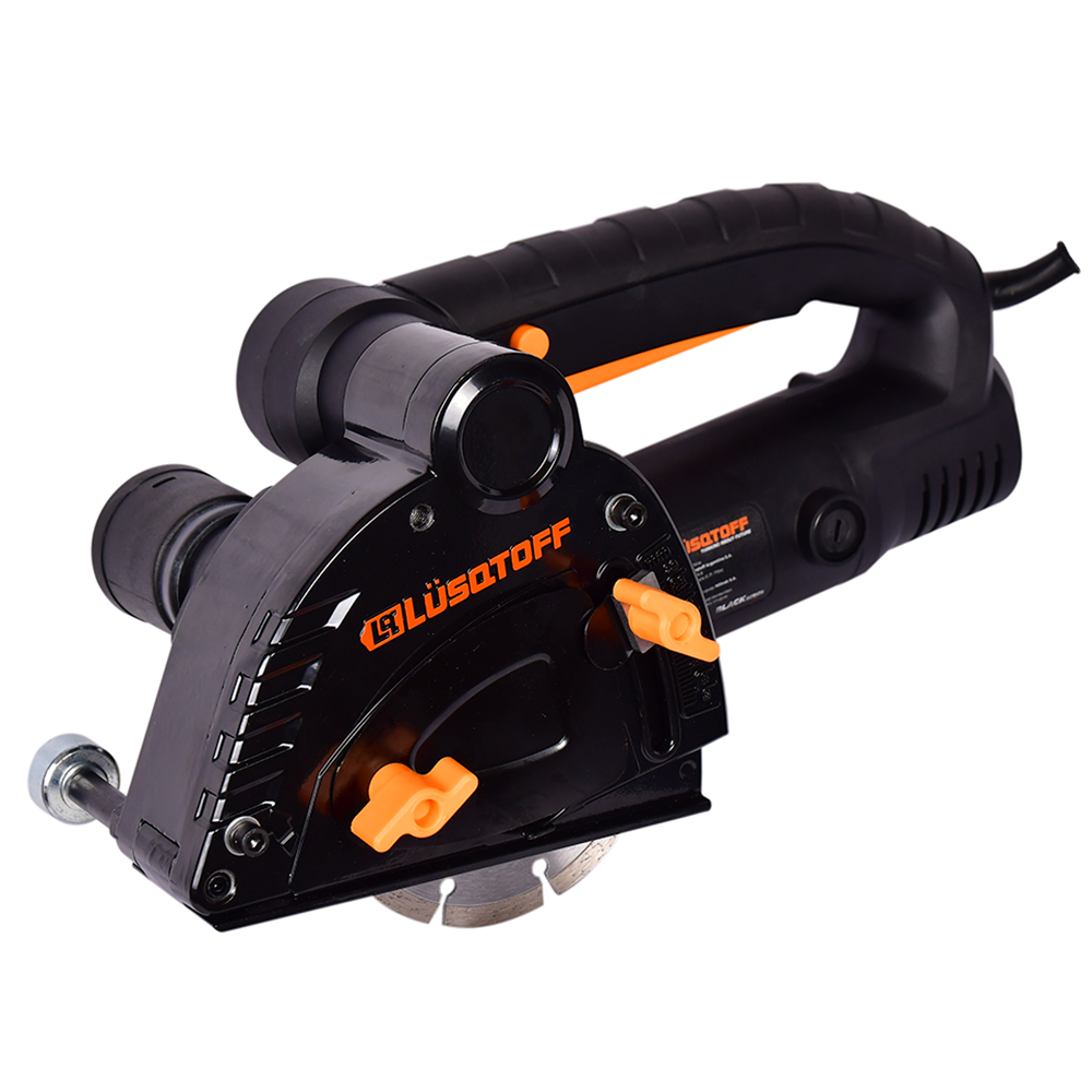 • Potencia: 1500 W
• Voltaje: 220 V 50 Hz.
• Velocidad nominal r0 8500 /min.
• Ø de disco de corte de diamante (interno): 125 mm. - 5".
• Ø de disco de corte de diamante (externo): 22 mm. 23 - 7/8".
• Máximo espesor del disco de corte de diamante: 2,2 mm. - 3/32".
• Profundidad de corte: 5 - 29 mm. 13/64" - 1-9/64".
• Ancho de corte: 8-30 (mm) - 5/16" - 1-3/16".
• Rosca: М14 - 5/8"-11.

INCLUYE
• 2 discos de diamante
• 1 llave plana
• 1 brida
• 1 llave allen
• 1 mango
• 1 herramienta de ruptura


Velocidad progresiva, acople para aspiradoras, 4 mts. de cable, mango antideslizante, ajuste de corte, cambio rapido de carbones, 6 bridas.