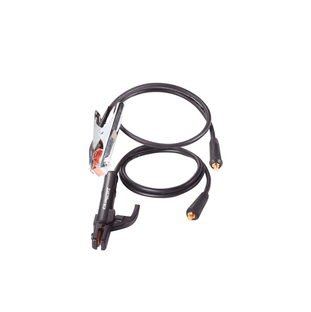 • INVERTER IRON-100/140/180/250
• Pinza de maza: 300 A
• Cable: 16 mm2
• Porta electrodos: 300 A
• Cable: 25 mm2
• Longitud: 1,8 m