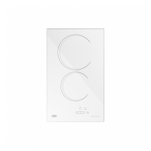2 puntos de cocción.
Comando full touch.
6 niveles de potencia.
Acabado en vidrio templado blanco.
Instalación empotrable.
Aviso de superficie caliente.