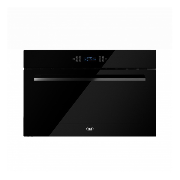 Control: Full Touch
Display: LED
Doble Convector multifunción.
Grill eléctrico.
Timer digital con corte de cocción.
Progrmacion hora de inicio
Spiedo electrico
10 Funciones
6 Programas de cocción automáticos
Ventilación tangencial.
Guía de estantes: Desmontables.
Puerta: Doble vidrio.
Bloqueo de seguridad para niños: Si
Cristal frontal negro.

Capacidad: 112 litros
Potencia: 3000 W
Dimensiones: 895 Ancho x 565 Profundidad x 595 Alto
Garantia: 2 años