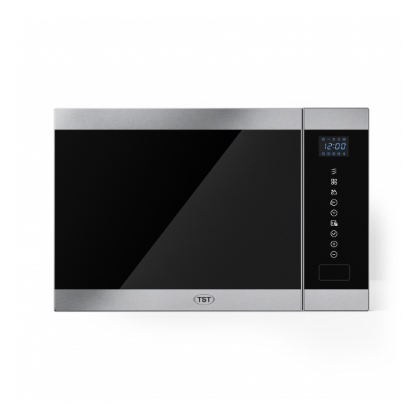 Capacidad: 25 litros
Colocación: Empotrable
Control: Full Touch
Programas: 8 programas de cocción automáticos
Display: LED
Cavidad: Acero inoxidable
Bloqueo de seguridad para niños: Si
Diámetro del plato giratorio: 315 mm
Cristal frontal negro con acero inoxidable
Potencia de entrada del microondas: 1450 W,
Potencia de salida del microondas: 900 W,
Potencia del Grill: 2200 W

Dimensiones: 594 Ancho x 387 Profundidad x 414 Alto

Funciones:
Microondas
Grill
Descongelar por peso
Descongelar por tiempo
Inicio rápido
Menú de cocción automática
Cocción en varias etapas